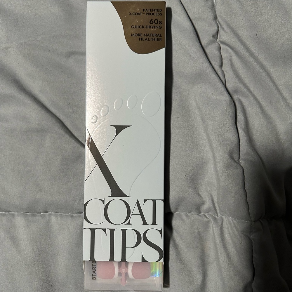 BArtboxnails XCOATTIPS Toe Nail Tips-Upgrade Bigger Size French tip on toe nails